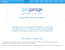 Tablet Screenshot of geogarage.com